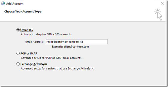 how to add another email account to outlook 365 windows 10